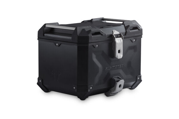 SW Motech TRAX ADV top case system Black for Steel Rack