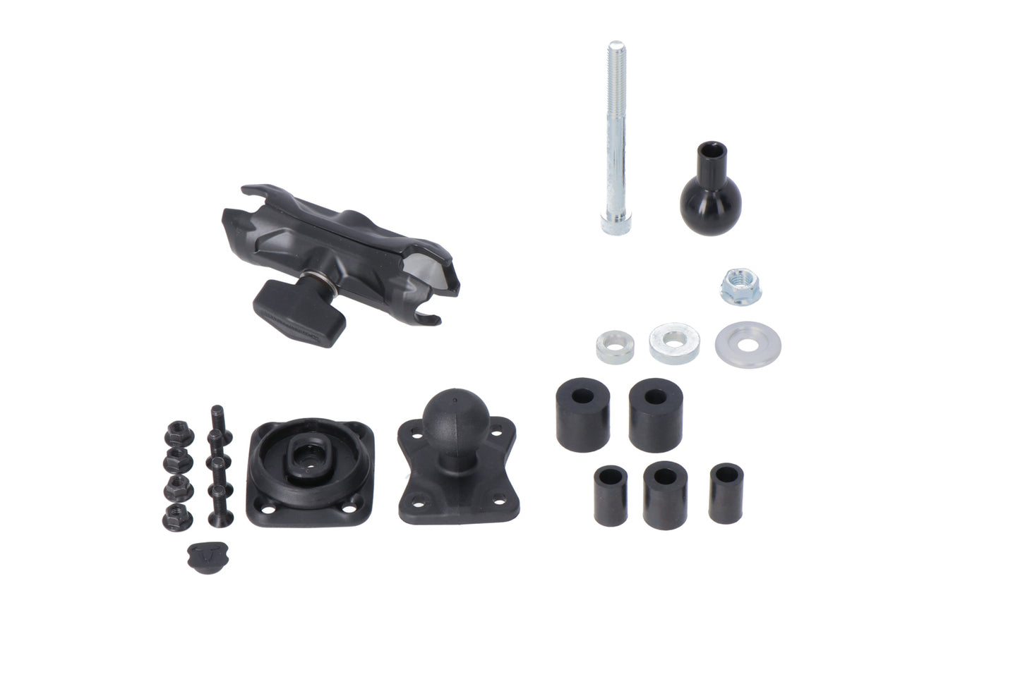 SW Motech GPS mount kit for head tube with T-Lock for Ø 12.5 – 25 mm