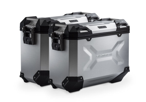 SW Motech TRAX ADV aluminum case system Silver 37L