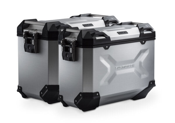 SW Motech TRAX ADV aluminum case system Silver