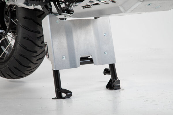 SW Motech Engine guard extension for centerstand Silver